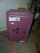 *Purple Keylock Safe with Shelf (This lot is located at 7 Tadman Street, Hull, HU3 2BG)