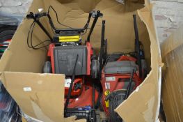 *Pallet of Four Tiga Lawnmowers