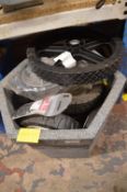 *Plastic Planter Containing Various Wheels