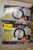 Two 50w LED Floodlights