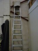 *Nine Tread Aluminium Step Ladder (This lot is located at 7 Tadman Street, Hull, HU3 2BG, Collection