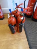 *Three CO2 Fire Extinguishers