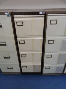 *Four Drawer Foolscap Filing Cabinet (coffee & cream)