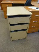 *Four Drawer Filing Unit in Lightwood Finish