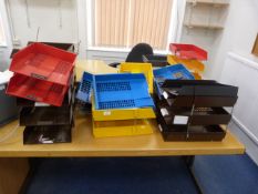 *Large Quantity of Filing Trays