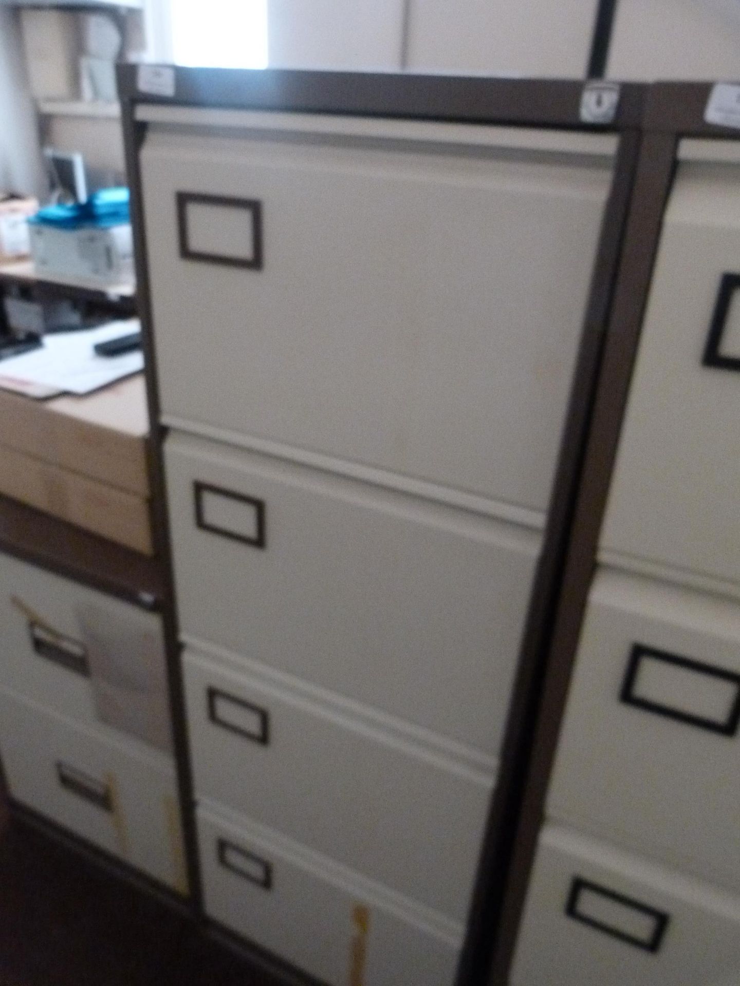 *Four Drawer Foolscap Filing Cabinet (coffee & cream)