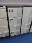 *Four Drawer Foolscap Filing Cabinet (coffee & cream)