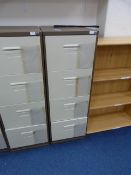 *Four Drawer Foolscap Filing Cabinet (coffee & cream)