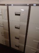 *Four Drawer Foolscap Filing Cabinet (coffee & cream)