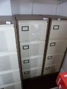 *Four Drawer Foolscap Filing Cabinet (coffee & cream)