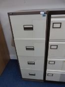 *Triumph Four Drawer Foolscap Filing Cabinet (coffee & cream)