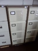 *Four Drawer Foolscap Filing Cabinet (coffee & cream)