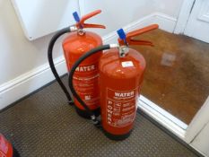 *Two 9L Water Fire Extinguishers