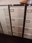 *Four Drawer Foolscap Filing Cabinet (coffee & cream)