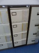 *Four Drawer Foolscap Filing Cabinet (coffee & cream)