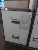 *Two Drawer Foolscap Filing Cabinet (coffee & cream)