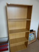 *Five Tier Shelf Unit in Lightwood Finish