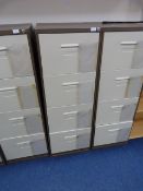 *Four Drawer Foolscap Filing Cabinet (coffee & cream)