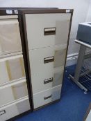 *Four Drawer Foolscap Filing Cabinet (coffee & cream)