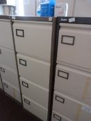 *Four Drawer Foolscap Filing Cabinet (coffee & cream)