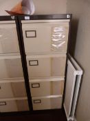 *Four Drawer Foolscap Filing Cabinet (coffee & cream)