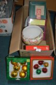 Christmas Baubles, Planters, Scrabble, etc.