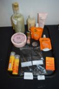 Body Shop Toiletries etc.