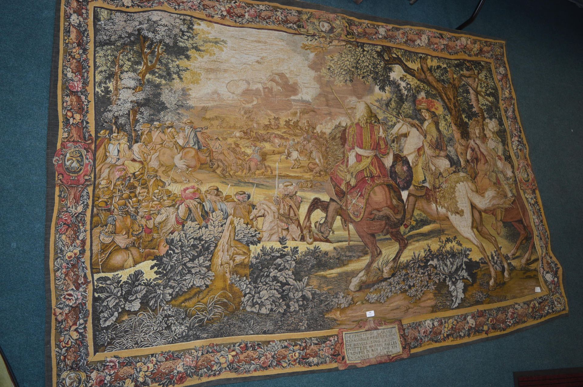 Tapestry Wall Hanging 2.6x1.8m - Louis XIII Scene