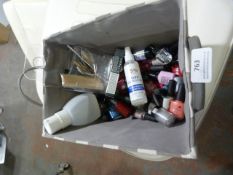 *Basket of Assorted Nail Varnishes, Beautician and Nail Technicians Tools, etc.