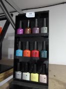*CND Schlack Display Stand Containing 24 Nail Varnishes
