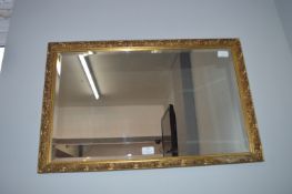 Gilt Framed Beveled Edge Mirror