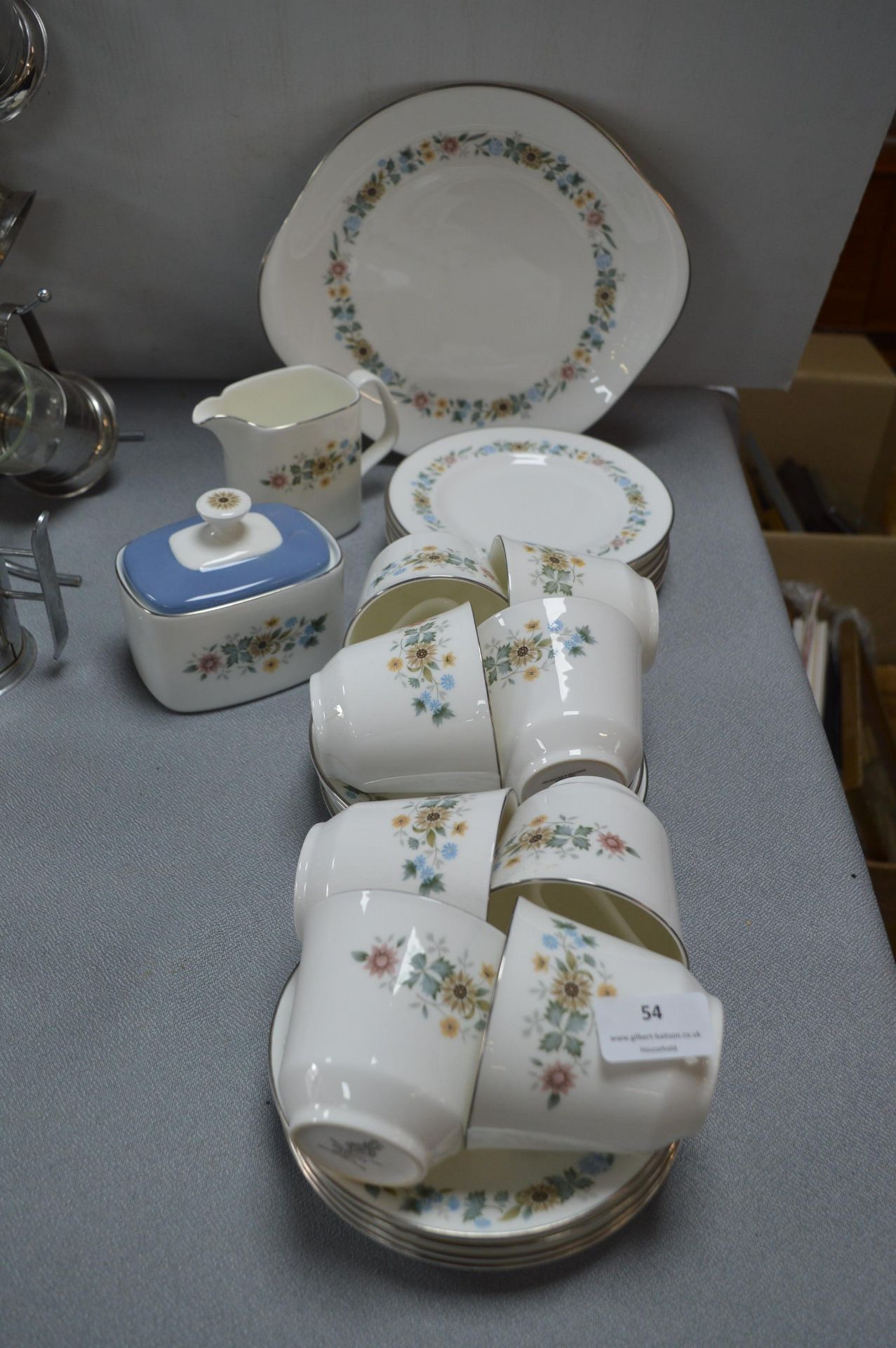 Royal Doulton Pastorale Pattern Part Tea Service 2