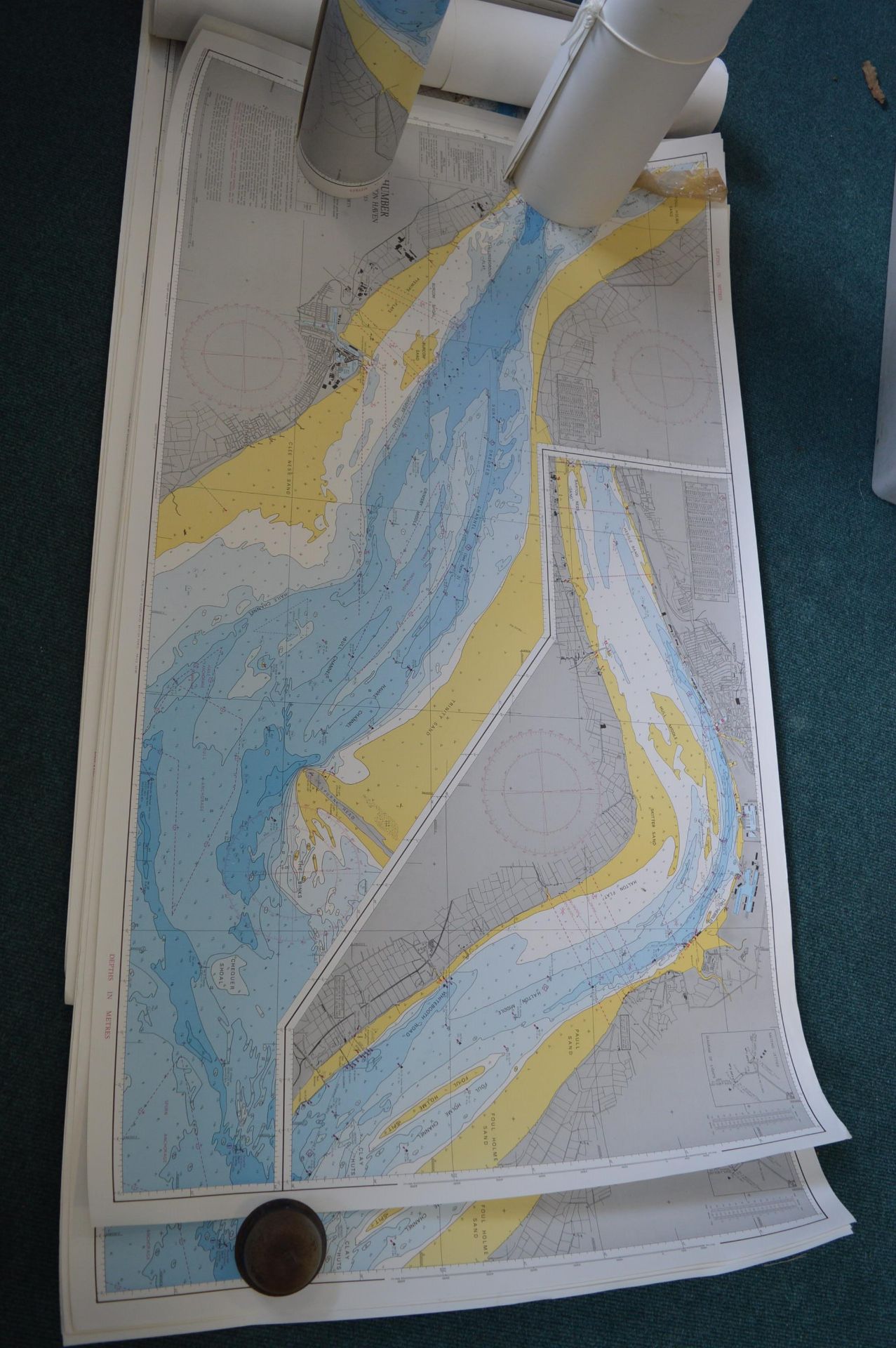 Quantity of Sea Charts of The Humber Estury, etc. - Image 2 of 2