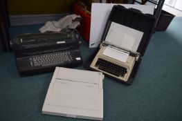 Three Vintage Typewriters
