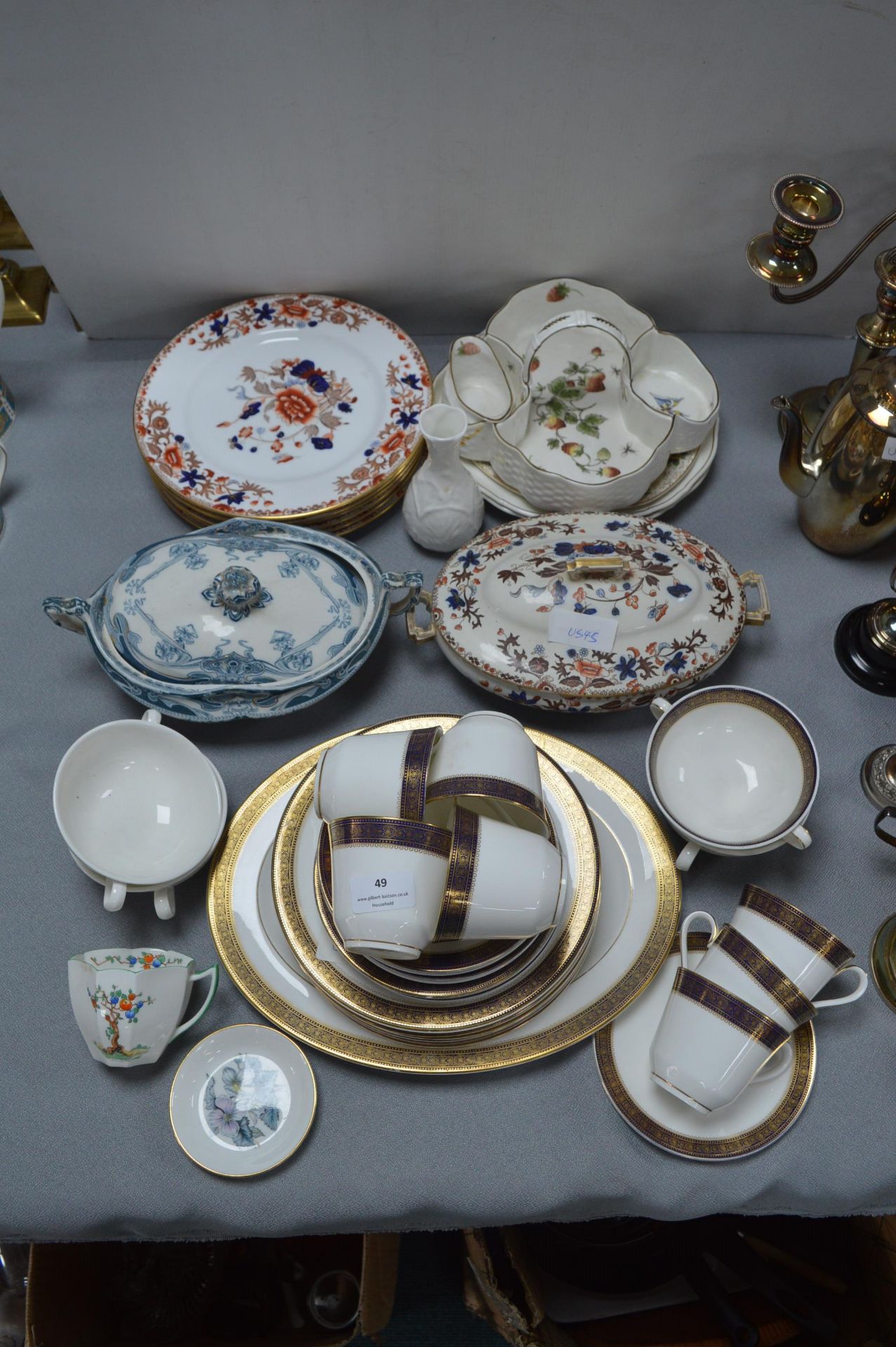 Assorted Pottery by Royal Doulton, Coalport, etc.