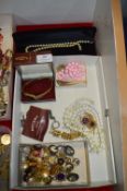 Costume Jewellery and a Rotary Ladies Wristwatch e