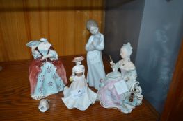 Three Figurine plus One For Restoration