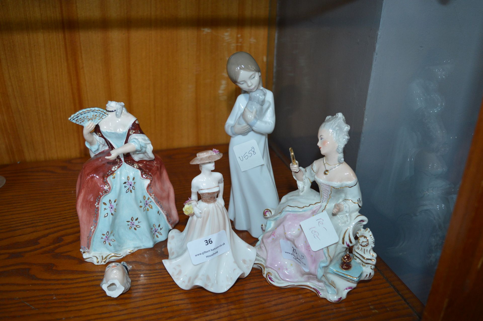 Three Figurine plus One For Restoration