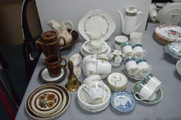 Assorted Pottery by Hornsea, Wedgwood, Royal Doult