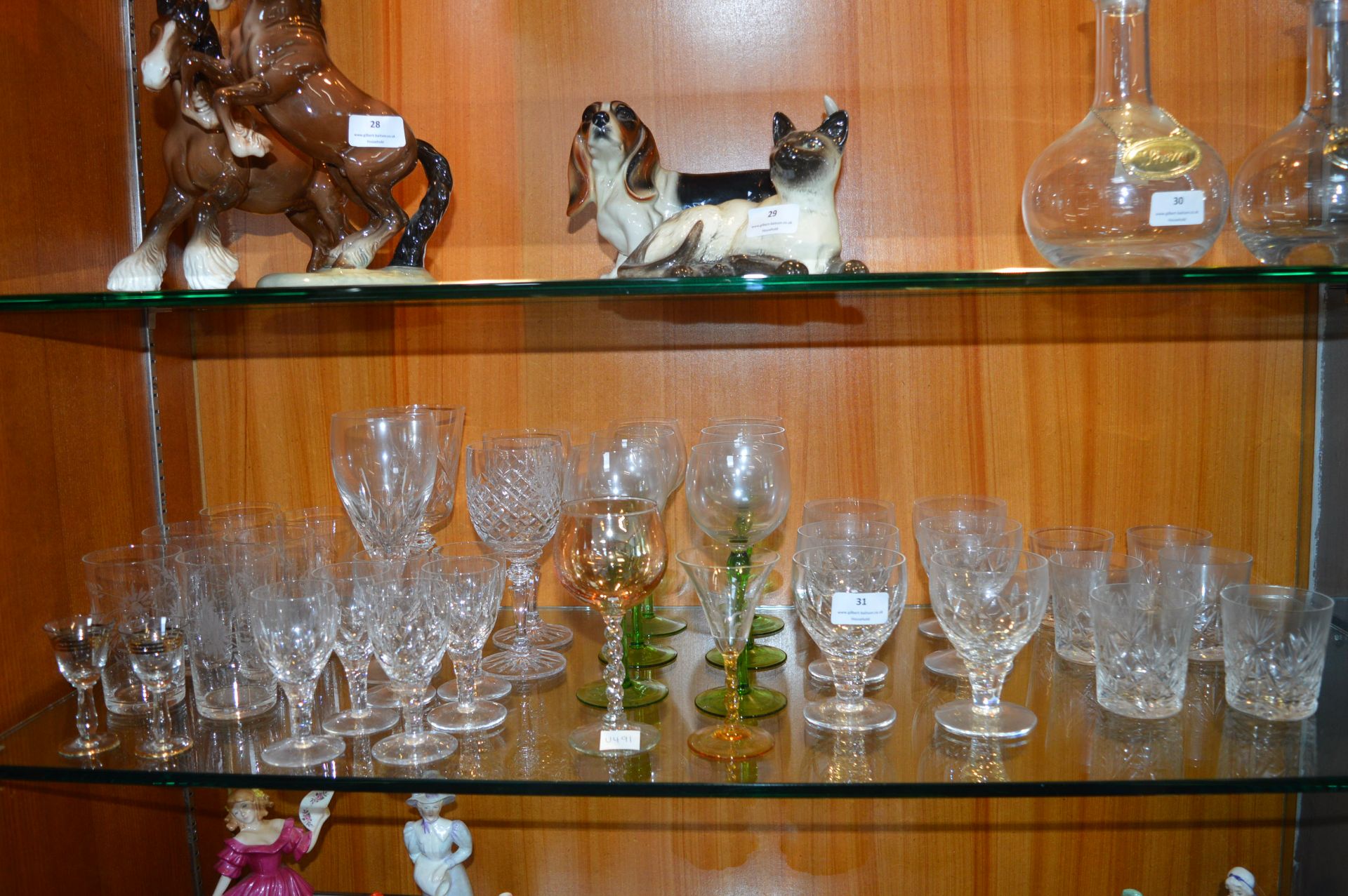 Wine Glasses, Tumblers, etc.