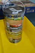 2x 2.5L of Ronseal Decking Stain (slate)