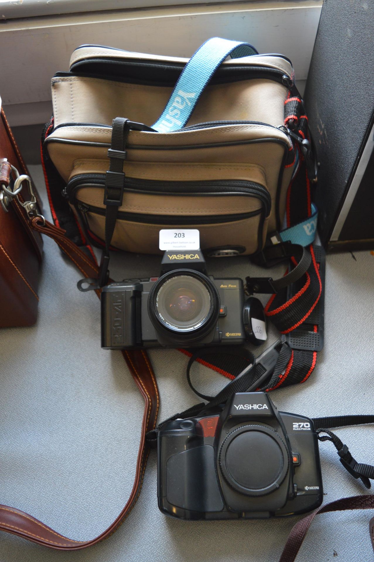 Yashica 230-AF and 270 Cameras plus Case