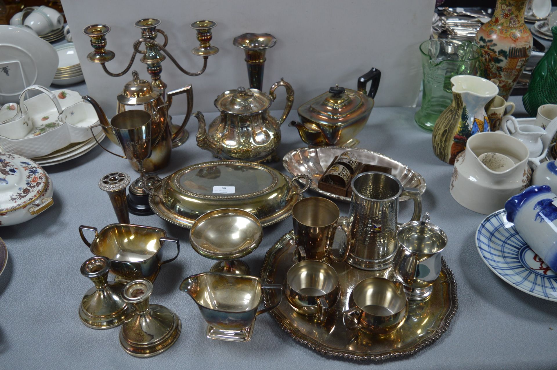 EPNS Serving Ware, Candelabras, Teapots, etc.