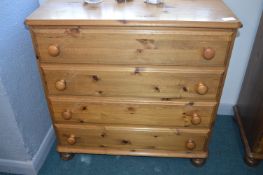 Four Drawer Solid Pine Chest