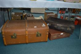 Three Vintage Suitcases