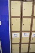 *Silverline Bank of Four Lockers (coffee & cream)