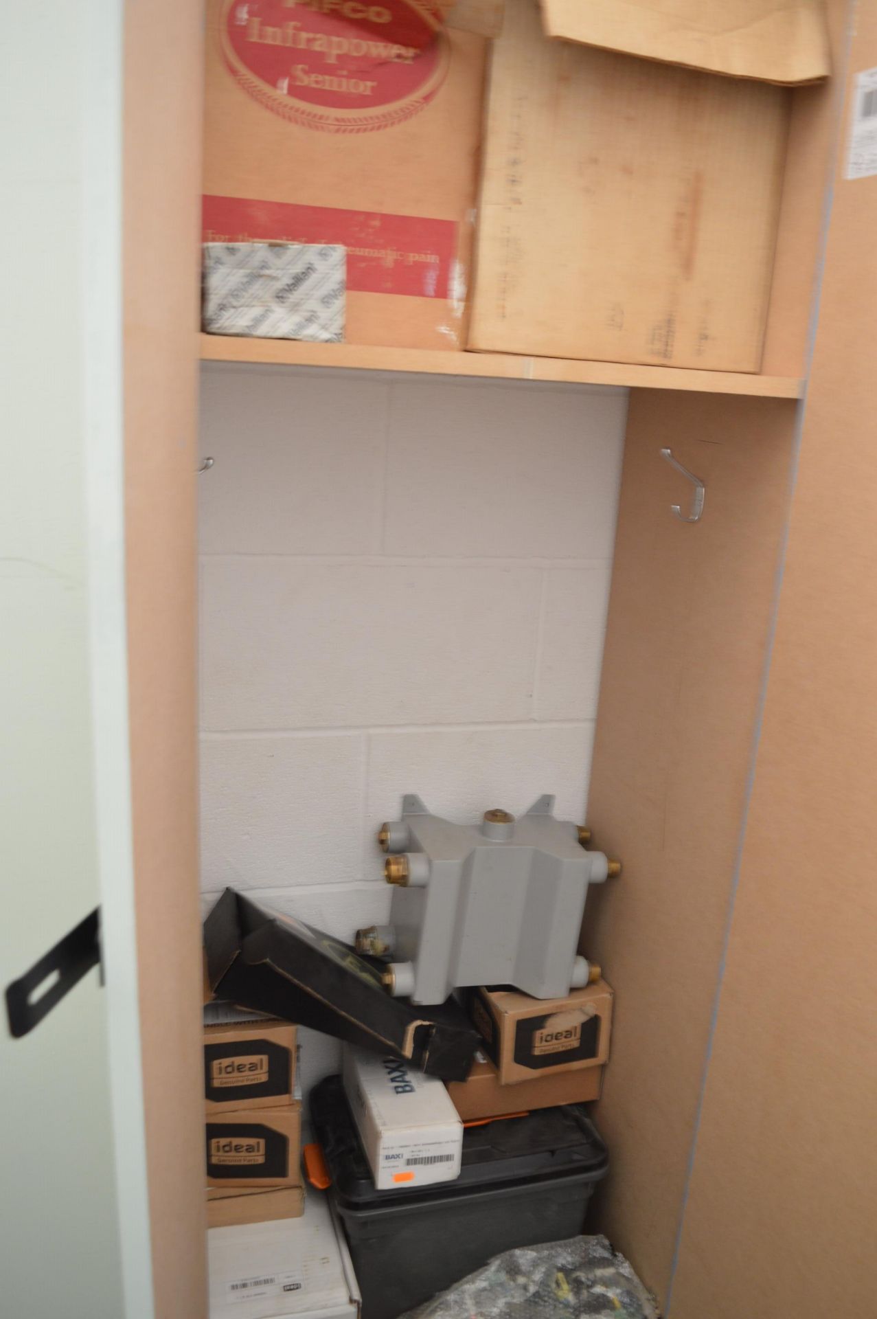 *Contents of a Locker; Various Ideal Parts, Boiler Parts, Circuit Boards, Lights, etc.