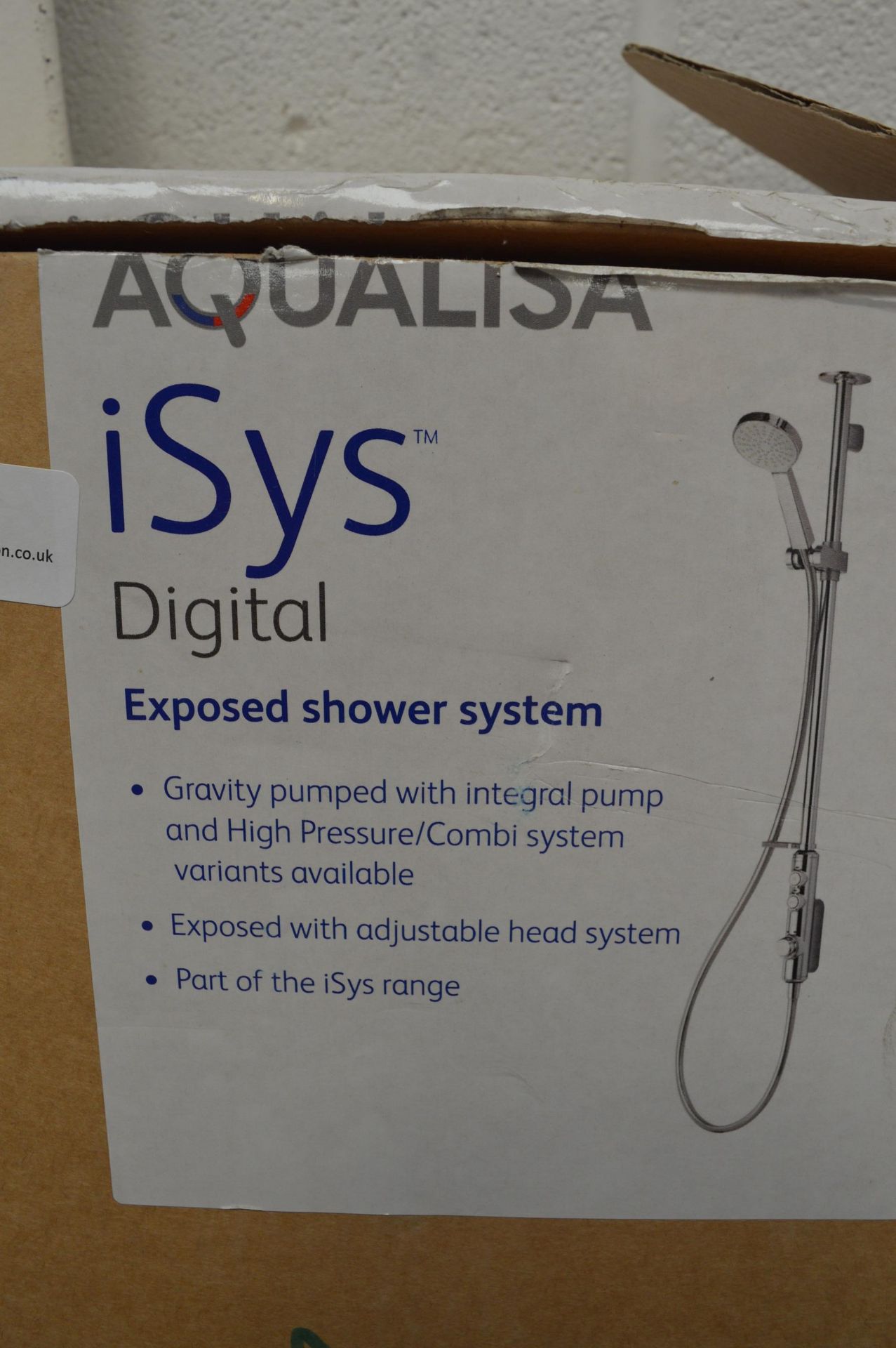 *Aqualisa iSys Digital Exposed Shower System