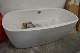 *White Slipper Bath