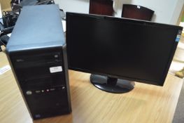 *Asus Desktop Computer with Monitor (no cables)